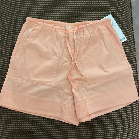 NWT Lululemon Cotton-Blend Poplin High-Rise Short 4" size small Peach Bellini - Picture 3 of 8